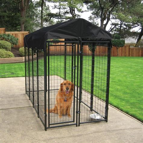 4 Ft X 8 Ft Uptown Box Kennel W Cover By Lucky Dog At Fleet Farm