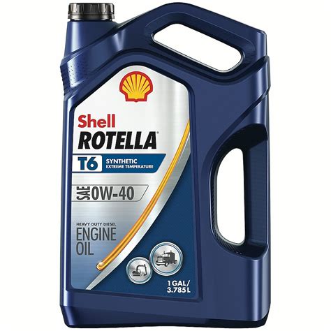 Shell Rotella® T6 Full Synthetic Heavy Duty Engine Oil Shell United