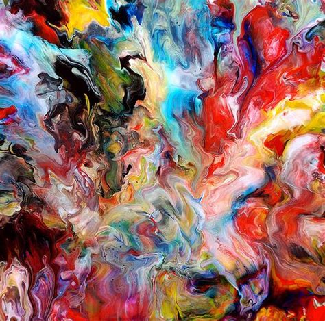 Acrylic Fluid Painting By Mark Chadwick Fluid Painting Abstract Art