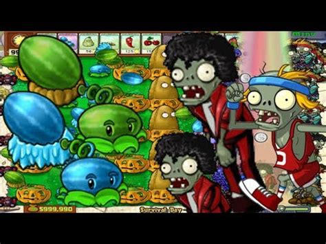 Plants Vs Zombies Hack Melon Pults Vs 99999 Dancing Zombies And Pole