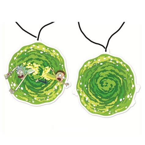 This rick and morty portal gun light looks like rick is about to climb out through the portal into your dimension, likely with morty in tow. Rick and Morty Portal Air Freshener - Sugar & Spite