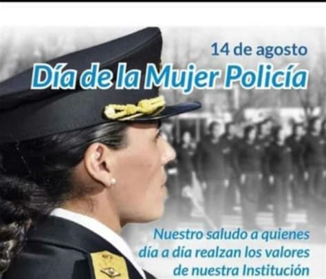 Día De La Mujer Policía Cordial Saludo De Las Autoridades De La Unidad