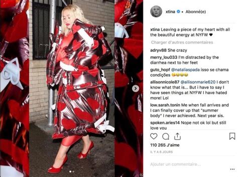Photos Tous Les Looks Déjantés De Christina Aguilera à La Fashion