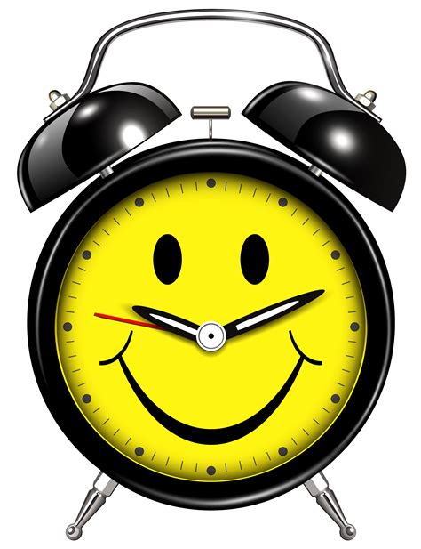 Smiling Alarm Clock Clip Art Web Clipart