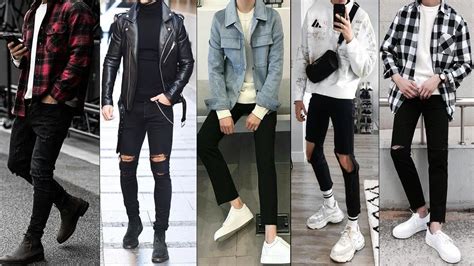 How To Style Black Jeans Black Jeans Black Jeans Outfit Men Outfit Ideas Mens Fashion