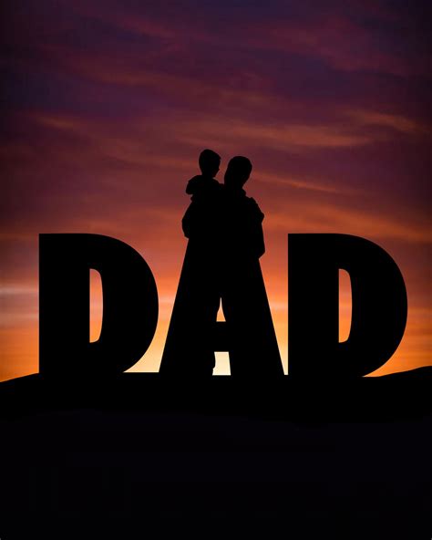 Instant Download Silhouette Fathers Day 8x10 Etsy