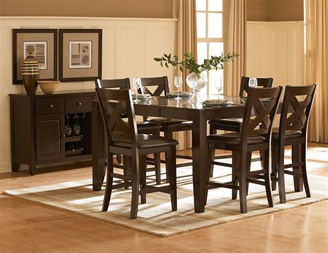 Crown Point Counter Height Dining Room Set From Homelegance 1372 36