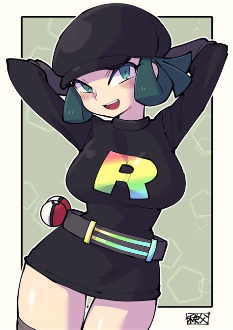 Team Rainbow Rocket Grunt Pokemon And More Drawn By Chichibu