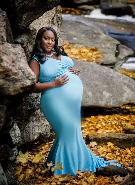Whimsical Forest And Water Maternity Session Maternity Session