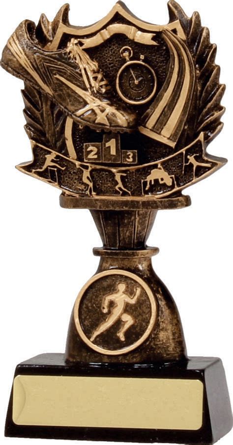 11947b Athletics Trophy Gold 155mm Icon Awards And Engraving Services