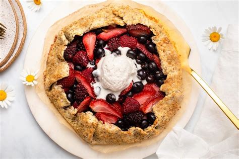 Healthy Berry Galette Vegan Grain Free From My Bowl