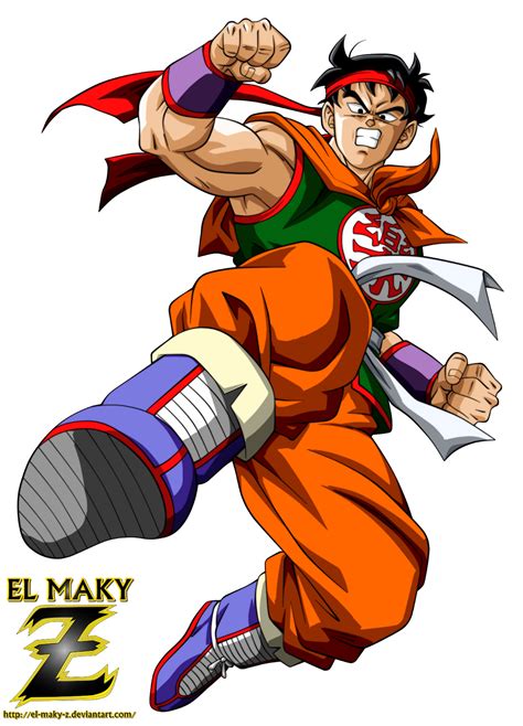 The first time was in dragon ball z by kid buu. Maky Z Blog: (Card) Yamcha (Dragon Ball)