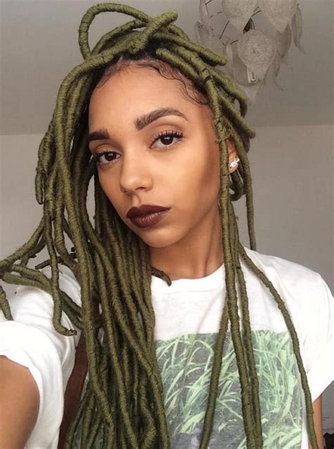 20 playful ways to wear yarn dreads yarn dreads weave hairstyles braided natural hair styles