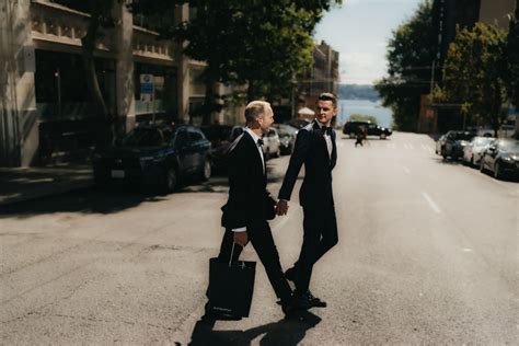 Modern And Stylish Same Sex Wedding At Block 41 In Downtown Seattle