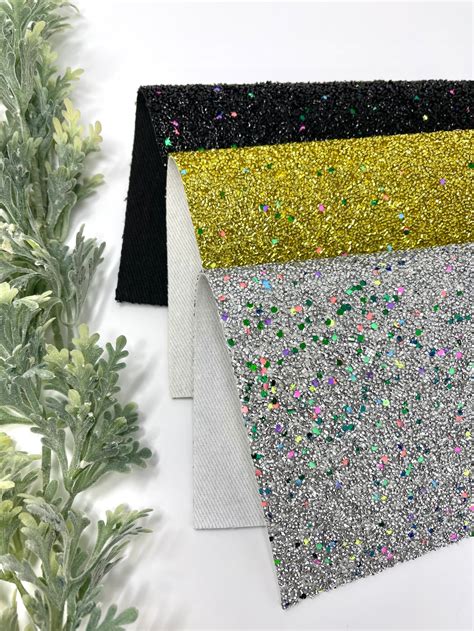 Tinsel Glitter Fabric Sheets Christmas Tinsel Glitter Sheets Etsy