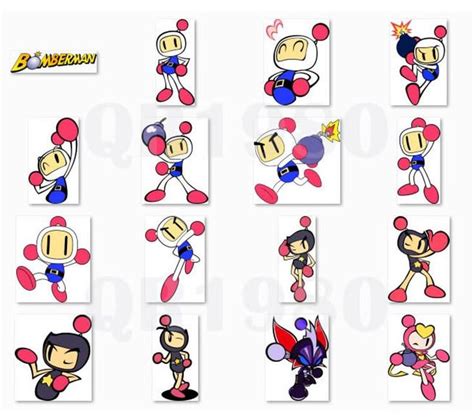 42 Bomberman Vectors In Cdr Ai Png And Svg Vector Graphics Etsy
