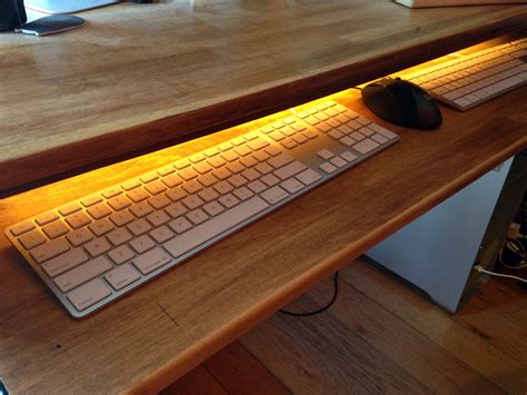 Computer desk with keyboard tray at a glance: DIY Computer Desk Upcycled From a Broken Table - Jennifer ...