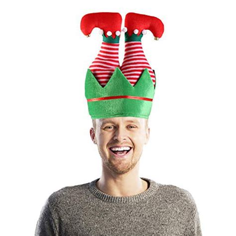 Shindel Christmas Hat Christmas Elf Hat With Bells Santa Hat Xmas Holiday Hat Holiday Party