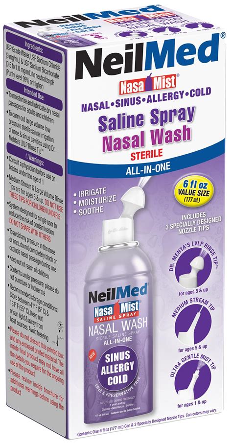 Best Neilmed Nasa Mist All In One Saline Nasal Spray Price And Reviews In