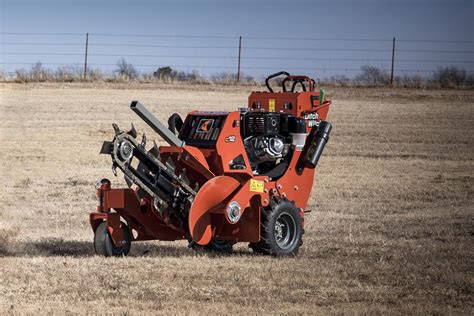 Grand Rental Station Walk Behind Trencher Ditch Witch Wheeled 24
