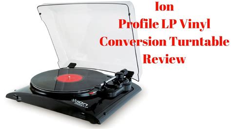 Ion Profile Lp Vinyl Conversion Turntable Review Youtube