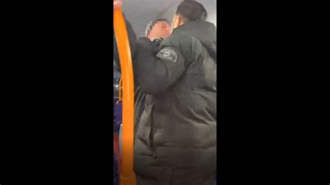Heated Video Shows Moment Man Challenges Bus Passenger To Fight Outside