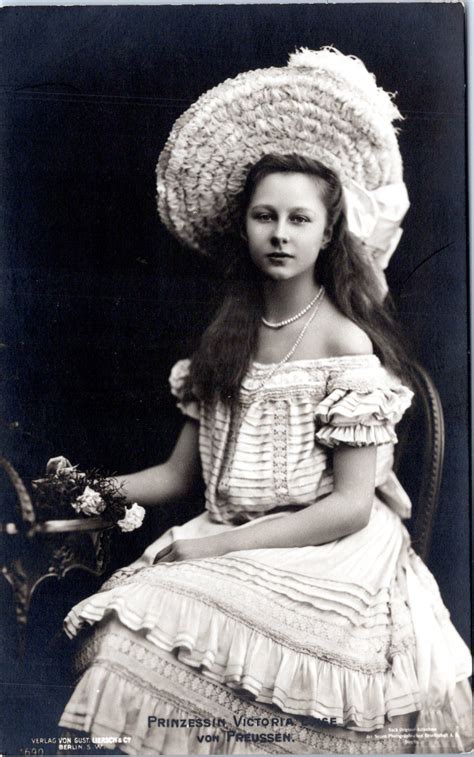 Prinzessin Victoria Luise Von Preussen De Photographie Originale Original Photograph 1907