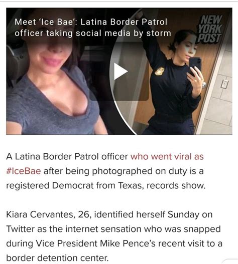 meet ice bae latina border patrol officer taking social media by storm a latina border patrol