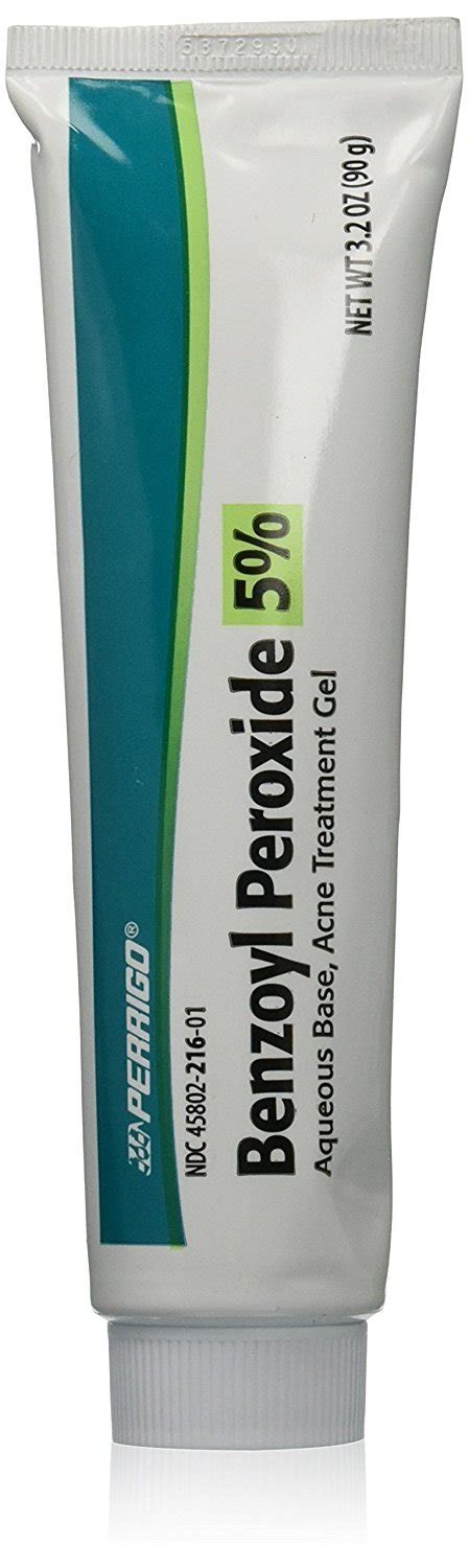 Pill, oral solution, injection, inhaled medicine) refer to the also known as section to reference different products that include the same medication as benzoyl peroxide 5% gel. Perrigo Benzoyl Peroxide 5% Large Acne Treatment Gel, 3.2 ...