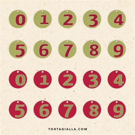 Printable Christmas Numbers Printable Word Searches