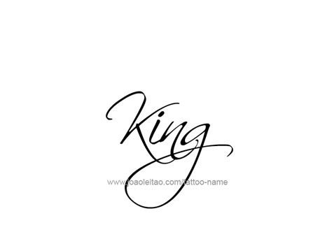 Details 89 About King Name Tattoo Super Cool Indaotaonec
