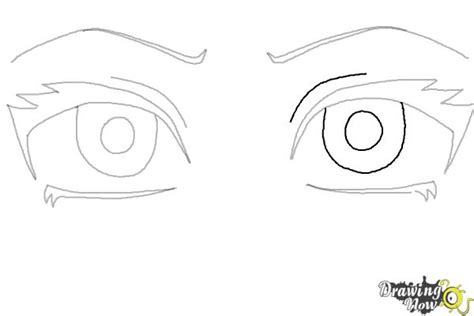 How To Draw Anime Eyes Step By Step Drawingnow
