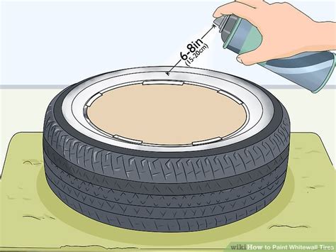 Simple Ways To Paint Whitewall Tires With Pictures Wikihow