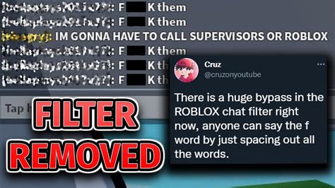 Roblox Chat Filter Broke Bypassed Youtube