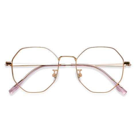 9097 round pink eyeglasses frames leoptique