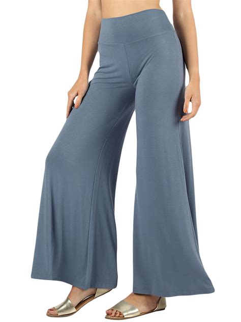 Women Plus Size Solid Wide Leg Bottom Boho Lounge Palazzo Pants S Xl Ebay