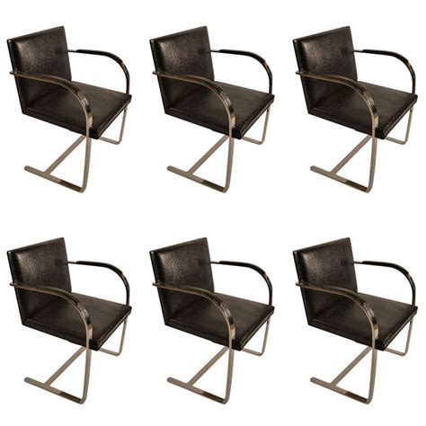 March 1886 in aachen, germany, and is not only remembered by history as a designer of knoll's barcelona chair regards come to define understandings of the furniture designs of both ludwig mies van der rohe and lilly. Set of Six Brno Chairs designed by Ludwig Mies Van Der ...
