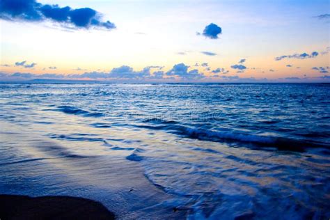 Calm Ocean On Tropical Sunrise Stock Image Image Of Skies Evening