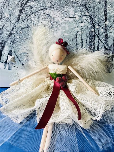 Handmade Vintage Fairy Doll Christmas Angel Heirloom Doll Etsy Uk