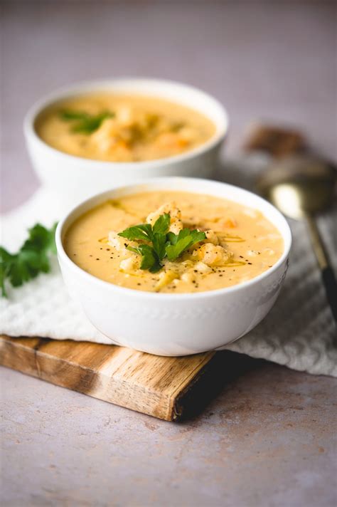 Creamy Cauliflower Leek Soup Paleo Fullheart Nutrition