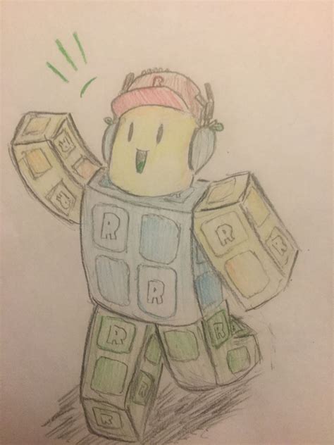 28 Collection Of Roblox Drawing People Draw Roblox Free Robux By