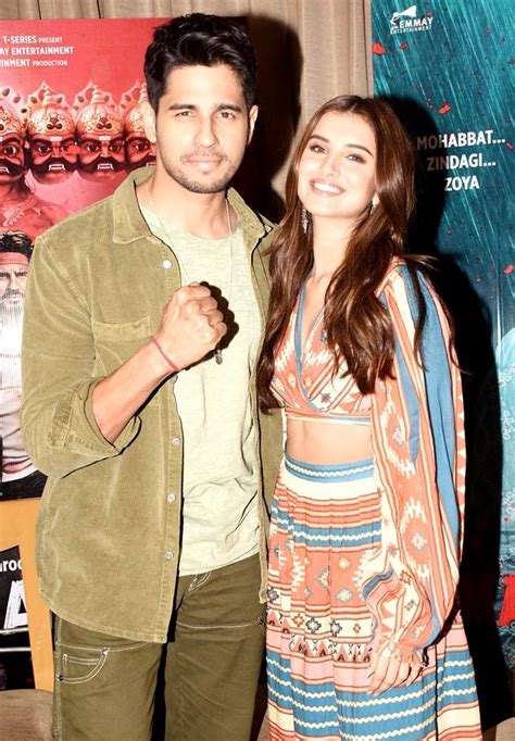 Tara Sutaria And Sidharth Malhotra Promote Marjaavaan In Mumbai