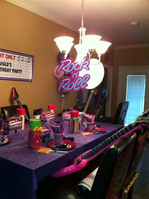 Rockstar Birthday Birthday Party Ideas Photo 1 Of 27 Catch My Party