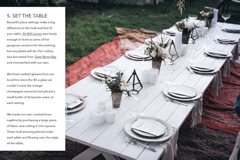 Honey And Fizz How To Host A Bohemian Dinner Party