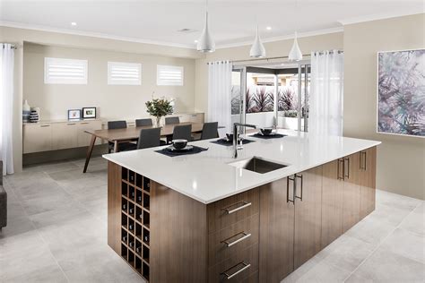 This one is built onto the back of a 1ft / 30cm deep island. Floating kitchen island bench with built in wine storage ...