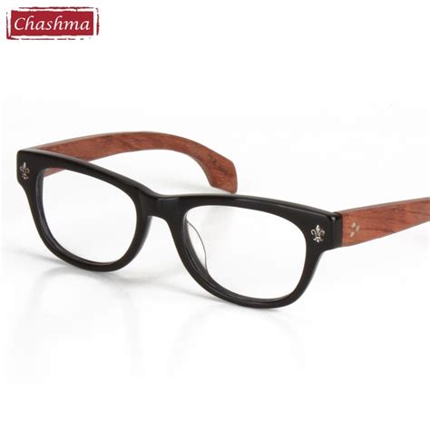 Chashma Top Quality Glasses Hand Made Real Wood Frame Brand Designer