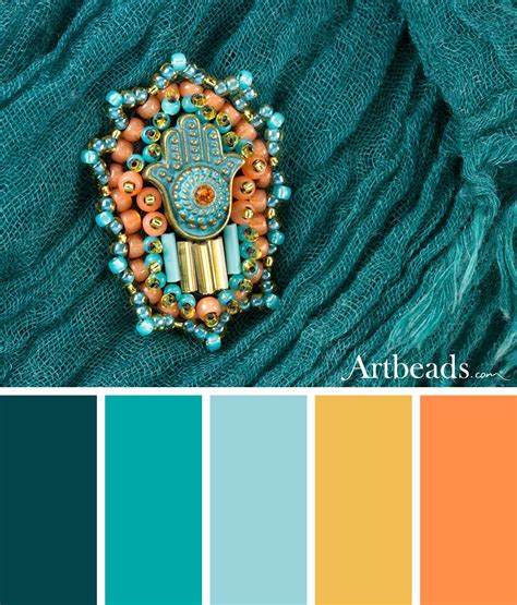 And it's a trend it's also problematic because even a lot of the more grounded, realistic films will favour impeccable colour coordination (most often teal and orange). Summer Color Palettes with Swarovski Dazzle - Artbeads ...