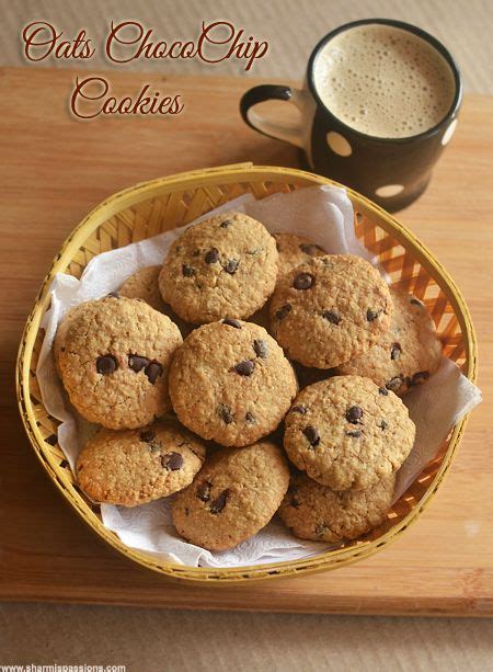 This really is portioned for one, so you really don't need to feel guilty about calories assuming you only make one batch (recipe easily doubles. Oats Chocolate Chip Cookies - Eggless Oats Cookies Recipe | Oat chocolate chip cookies, Choco ...