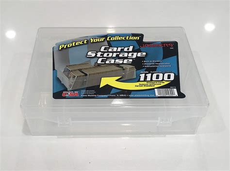 Sports Plastic Card Storage Trading Card Case Box Holds 1100 Jammers