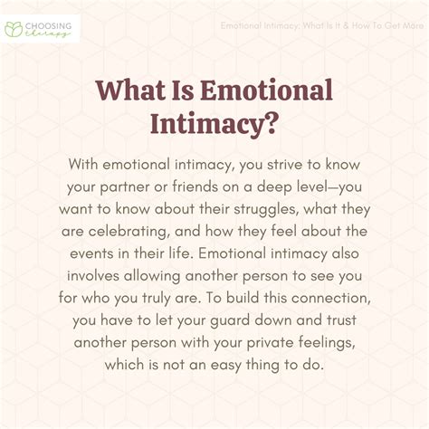 What Is Emotional Intimacy